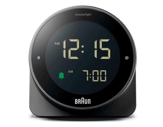 楽天市場】BRAUN デジタルアラームクロック BC10（ブラック）多機能な