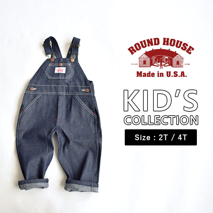 【楽天市場】ROUND HOUSE ラウンドハウス Made in USA Kids Premium Blue Denim Bib