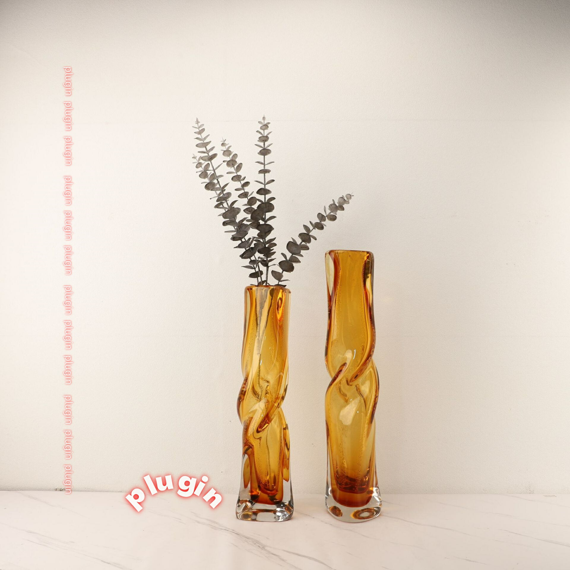 【期間限定ポイント12倍】 ライト高級 ガラス花瓶 装飾品 モデルルーム コーヒーテーブル リビングルーム ダイニングルーム テレビキャビネット ホームデコレーション