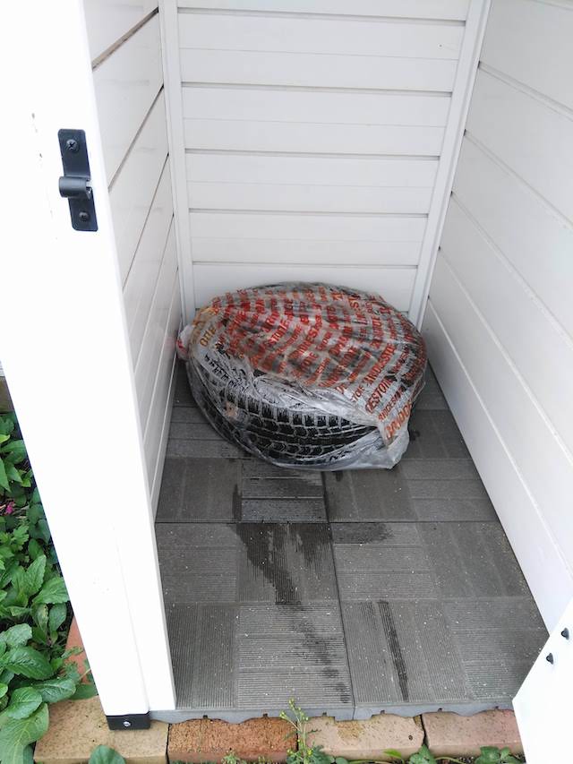 コンパクトサイズ Diy組み立て簡単 Garofalo おしゃれ スリム 置き配 小型 物置 新デザイン 小屋 屋外 小屋 倉庫 キット ガーデンシェッド 庭 収納庫 Diy トスカーナ エヴォテラス Evo Terrace 100 1 W5mm Garofalo ガロファロ 置き配 宅配ボックス エクステリア
