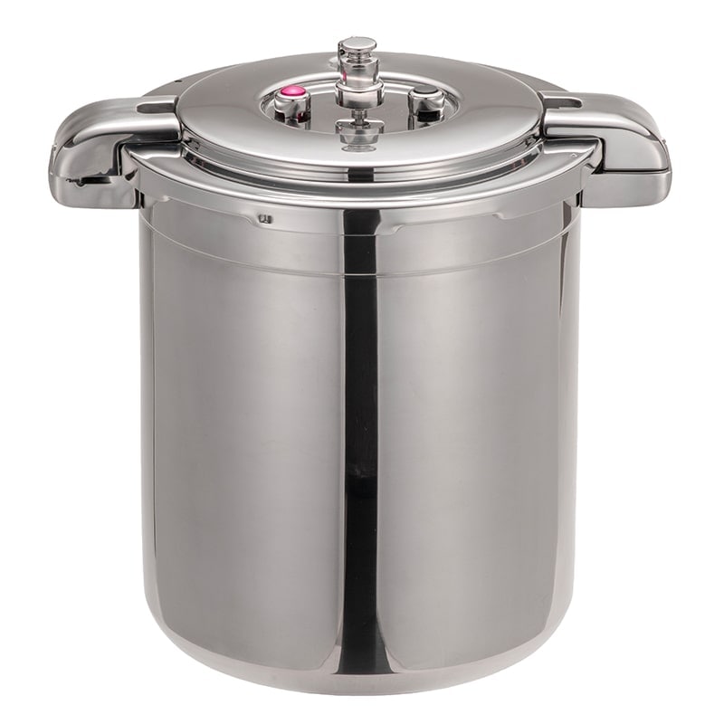 アルミ業務用圧力鍋 第２安全装置付 ５０ｌ 蒸し器付き 楽天市場】マラソン期間限定！＼エントリーでポイント5倍!／SA