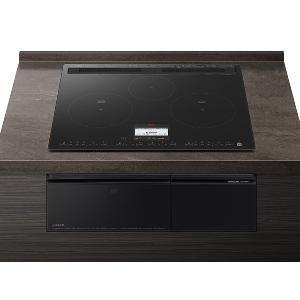 HT-N100KTF-K 日立 IHクッキングヒーターN100Tシリーズ 幅60cm 3口IH 鉄・ステンレス対応 プレミアムブラック IHヒーター IH調理器|JEANE collectables