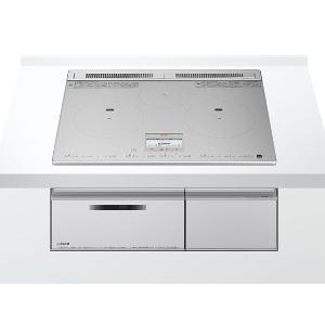 HT-N9STF-S 日立 HITACHI IH煮炊き暖房器N9T続きもの  幅60糎   3口IH 鉄・ステンレス鋼相応う しろがね色 IH暖房器 IH膳だて器