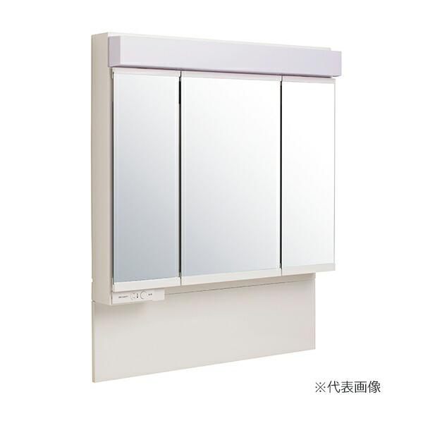 クリナップ M-0753CMS 銀鏡収納家具 判定基準LED3面鏡 間口75糎 ラクトワ 製造業者直送