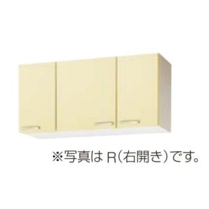 WT4B-105F クリナップ モカウッド 木キャビキッチン さくら ショート吊戸棚(不燃仕様) 可動棚板1段 間口105cm