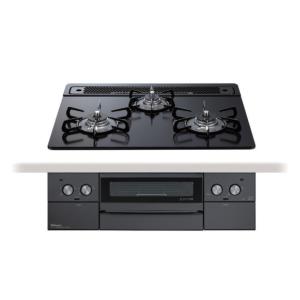 パロマ.   PD-829W-U60GZ-13A WITHNA ウィズナ Blacｋ Line ブラックライン  幅60cm  マッティーブラック 【都市ガス】