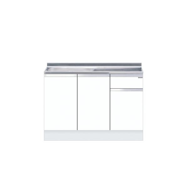 ハイトップ組合せ型流し台 一槽流し台 間口105cm ワンド onedo KTD5-85-105S-右-SW 壁出し水栓仕様 レギュラーカラー メーカー直送【東北エリア～関西エリアのみ配送可】