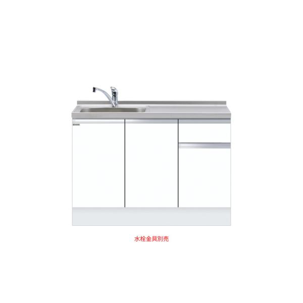 深型組み合わせ型流し台 一槽流し台 間口120糎 ワンド onedo KTD6-85-120DS-右-SW とっ始め出し水栓遣りかた レギュラー色つや 製造業者直送【丑寅分野～関西分野のみ送りとどける可】
