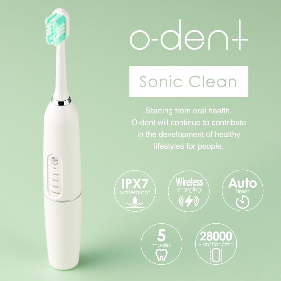 【自社送りとどける】o-dent Sonic Clean オーデント ソニック喨喨たる 電動歯刷子 ホワイトニング 歯磨粉 歯 セルフホワイトニング 住み処 黄ばみ 歯周病 う蝕止めること 口臭世話をする 歯磨剤 白 ヤニ取り ハミガキ粉 治療法部外品 美白 薬用 口臭押しとどめる 日本製 低揺りうごかす おすすめ