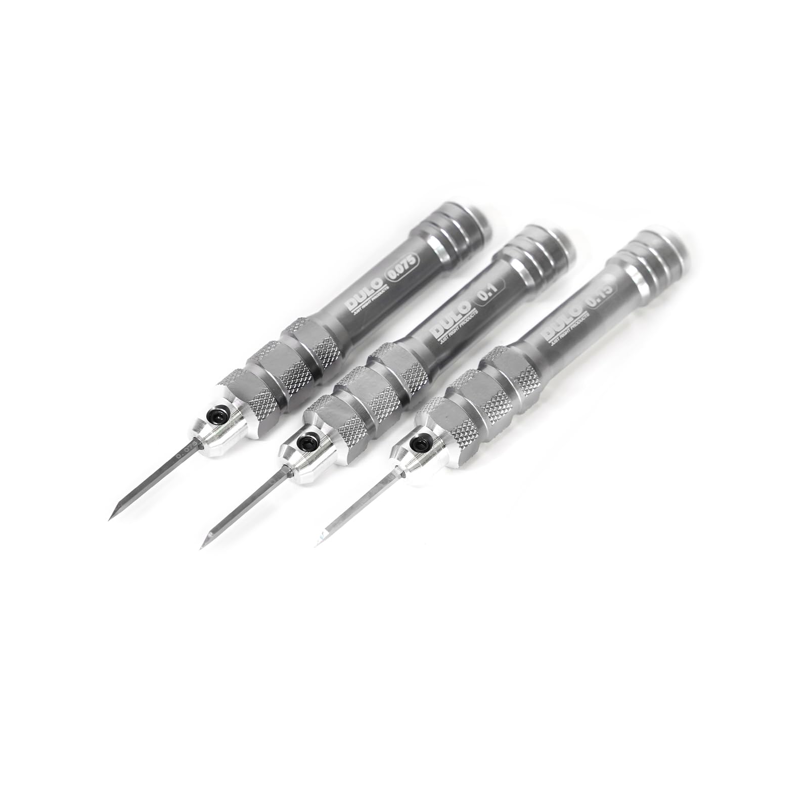 DULO グリップ付きタガネ 【 タングステンブレードPRO】スジボリ プラモデル用工具 幅0.075mm~1mm 単品 (3本セット)