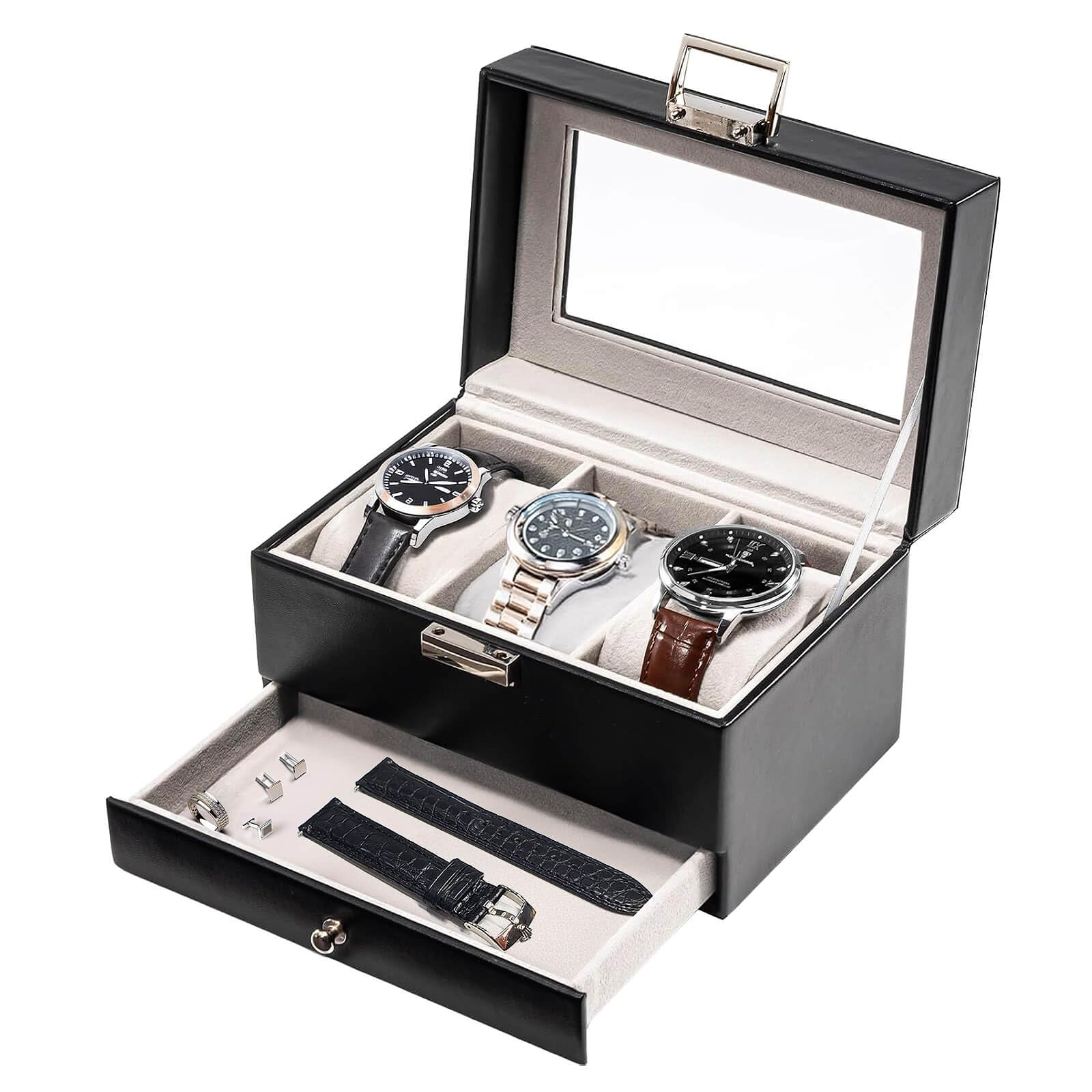 ksfamily様 イタリア製 スカトラ・デル・テンポ 本革製時計ケース 黒 楽天市場】【エントリーで更にP5倍】 SCATOLA del TEMPO(スカトラ