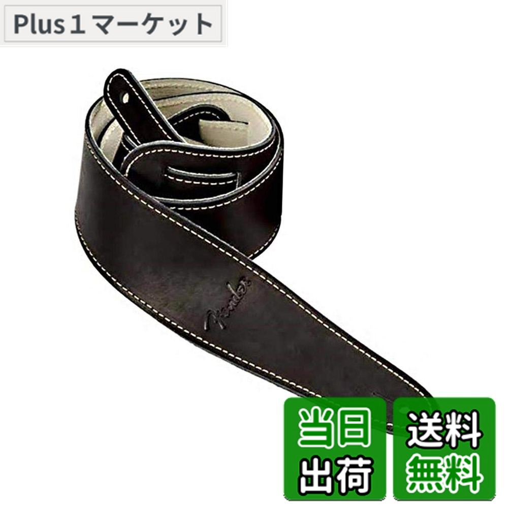 【送料無料】Fender フェンダー ストラップ BALL GLOVE LEATHER STRAP, BLK｜Plus1マーケット店 8,855円