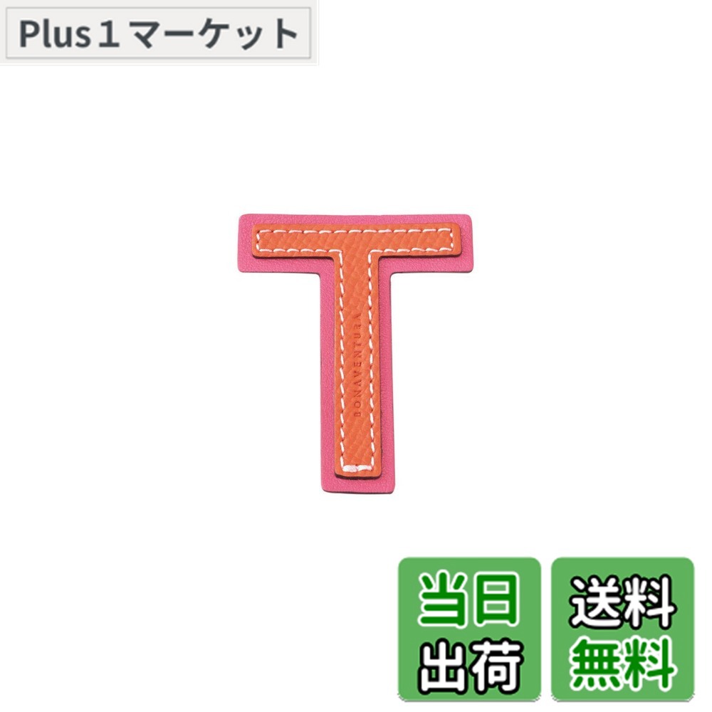 【送料無料】BONAVENTURA ボナベンチュラ イニシャルレター BILT 色:オレンジ x フューシャ、サイズ:T
