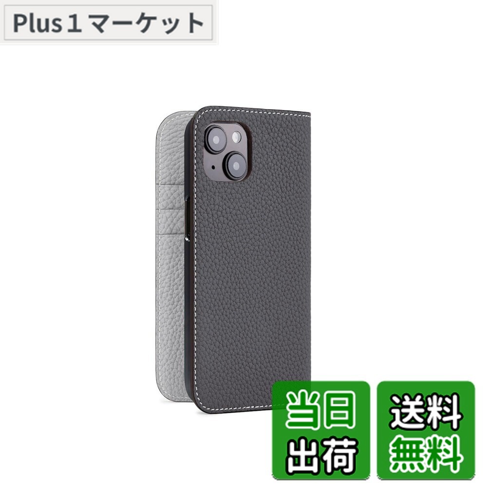 【送料無料】BONAVENTURA ボナベンチュラ ダイアリーケース iPhone15 BODT15 色：チャコール x トゥルーグレー.、サイズ：iPhone 15｜Plus1マーケット店