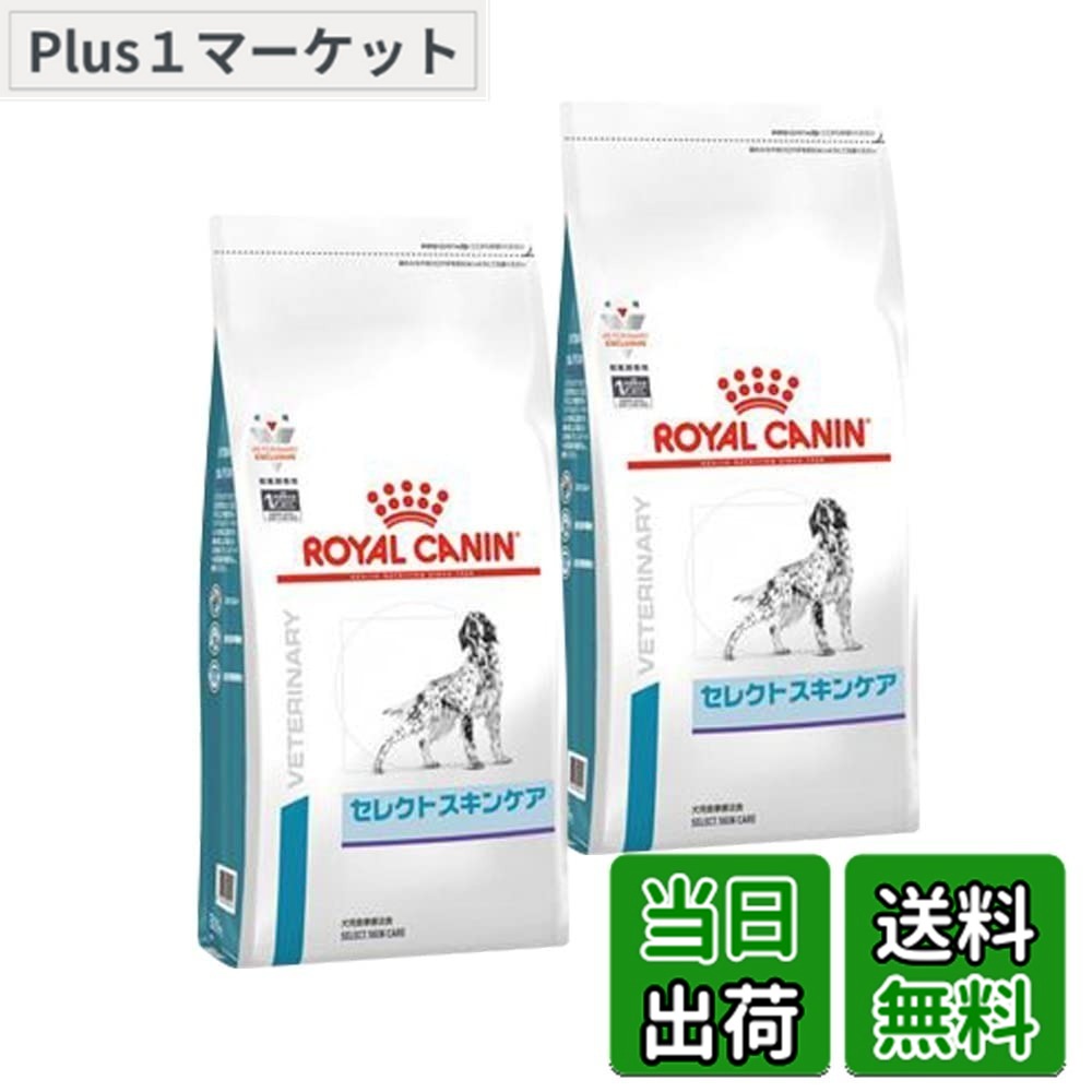 【送料無料】【2袋セット】ロイヤルカナン 食事療法食 犬用 セレクトスキンケア ドライ 1kg（旧ベッツプラン 犬用 セレクトスキンケア）