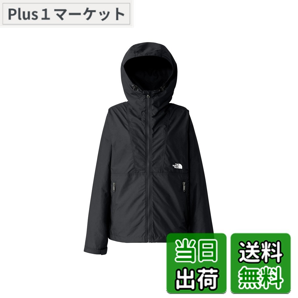 【貨物輸送無料】THE NORTH FACE(ザ・ノース・フェイス) ジャケットコンパクトジャケット レディース NPW72530レディース 色：黒いこと、大いさ：L