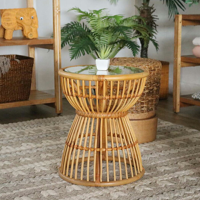 楽天市場】【受注生産商品】リゾートテーブル 籐家具 テーブル