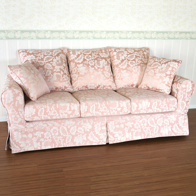 楽天市場】サルタレッリ ヴェルサイユ 3人掛けソファ 布張りピンク