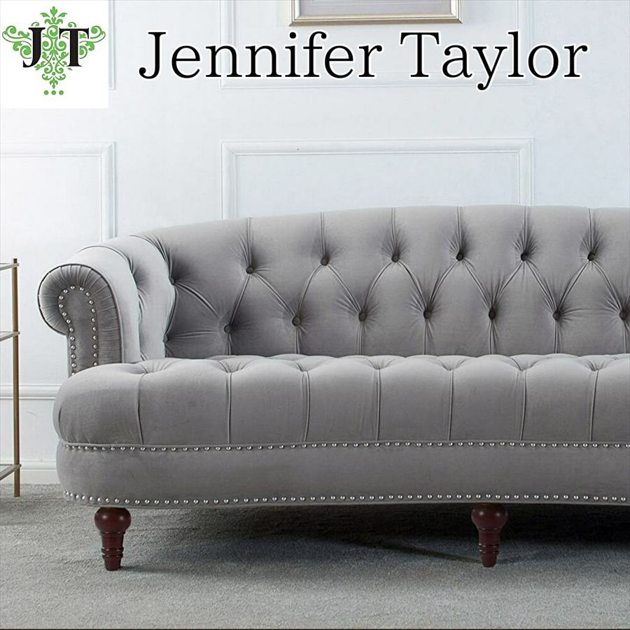 ソファ 座椅子 人掛け La Rosa 865 ジェニファーテイラー Jennifer Taylor Home アンティーク調 ヨーロピアン クラシック インテリア ブランド 輸入家具 3人掛｜PLUS ONE KAGU 店