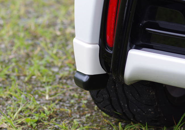 バンパー下側ガーニッシュ Ｓ６６０ DBA-JW5 リアバンパーフェース 黒無塗装 [ZNo:31000511] S660 JW5 リアバンパーサイド FRP+カーボン製 : Autostyle