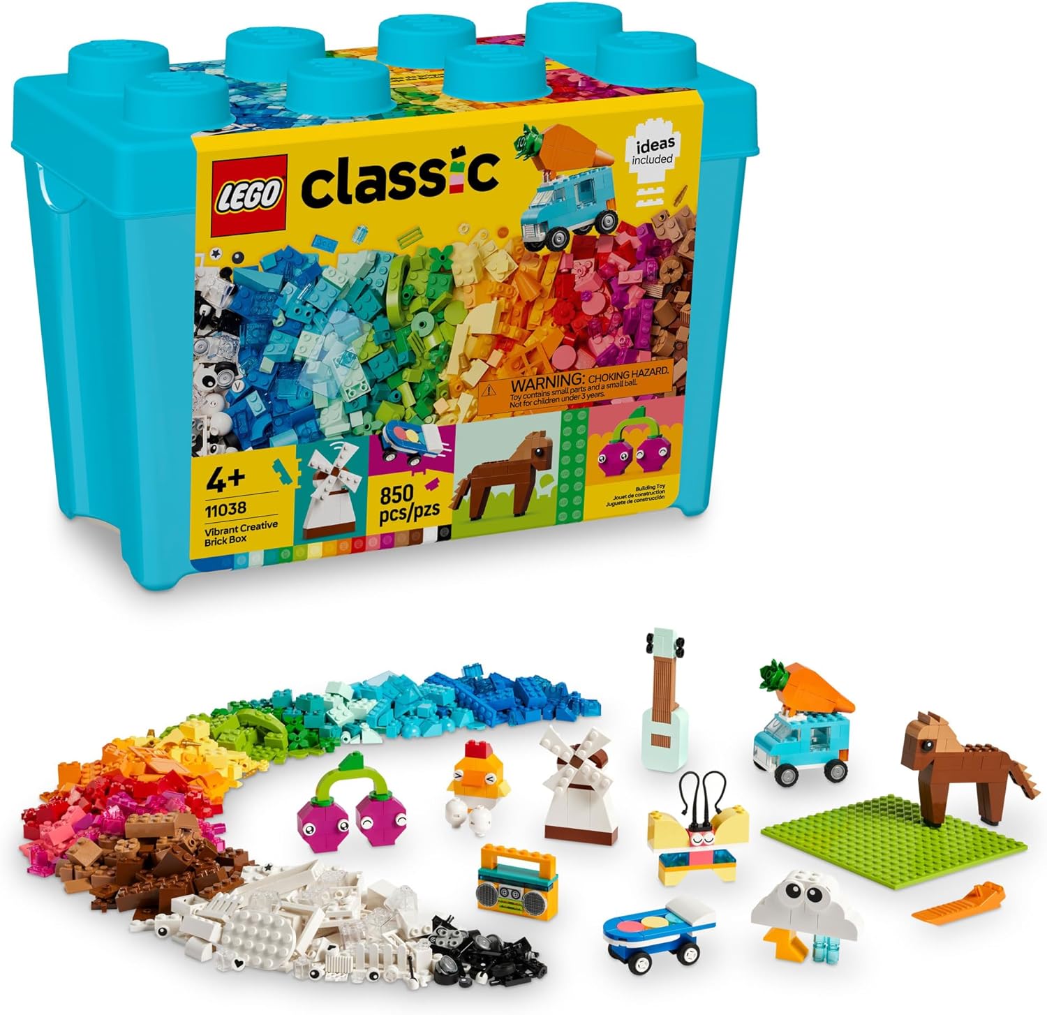 レゴ LEGO 古典派音楽 晴れ晴れしいな創造的 ブリックボックス 11038 学びとる手あそび ごっこ命のせんたく 幼稚園の手あそび クリスマス 差し上げ物
