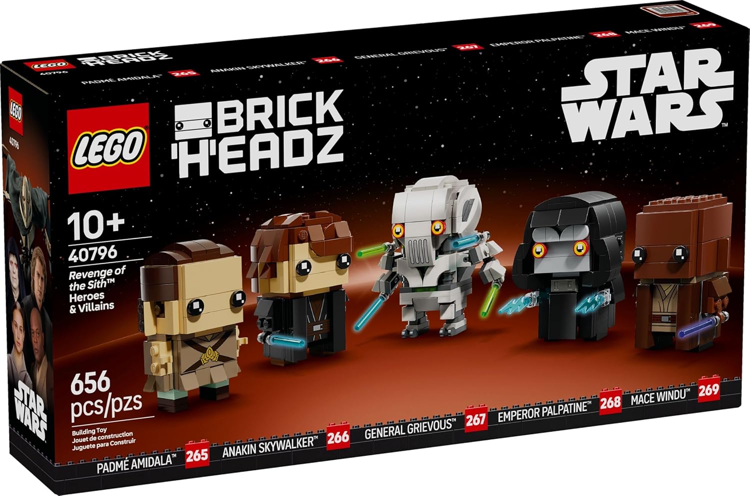 レゴ LEGO ブリックヘッズ レゴ スターウォーズ シスのしっぺい返し 主人公とヴィラン 40796 手あそび 手あそび 生まれ落ちる日 差し上げ物 立ちはだかる