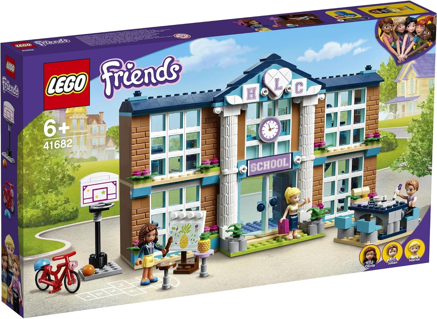 レゴ LEGO フレンズ ハートレイクシティの授業時間 41682 遊び道具 差しつかえる 差し上げ物 おあやつり人形 お人形さん 御姉さん