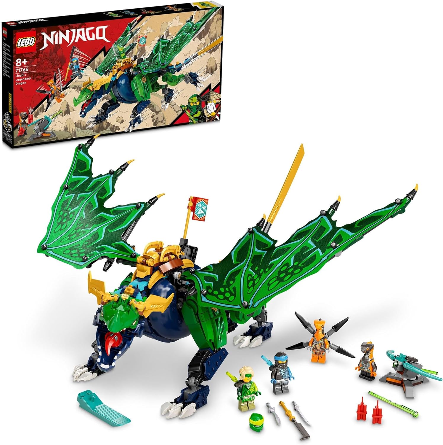 レゴ LEGO ニンジャゴー ロイドの伝説のドラゴン 71766 おもちゃ ブロック プレゼント ドラゴン 忍者 にんじゃ 男の子画像