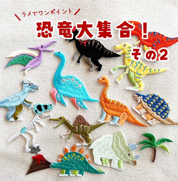 お名前ワッペン★恐竜★ Amazon.co.jp: 恐竜サウルスお名前ワッペン刺繍かわいい(女の子
