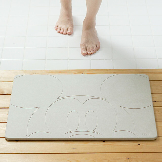珪藻土バスマット テレビ台 ヒーター Soil ソイル ミッキー ソイル バスマットライト 珪藻土 日本製 ディズニー 速乾 おしゃれ ミッキーマウス ミッキーグッズ 浴室マット ギフト 結婚祝い 正規品 モノコト インテリア雑貨 ポイント10倍 選べる特典付き Soil
