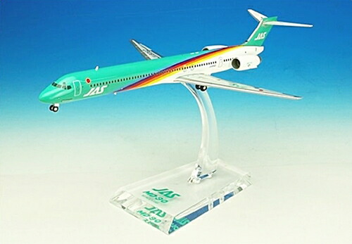 JAL(日本航空) - JAS MD-90 4号機 モデルプレーン 1/150 ギア付き JALUX JAL(日本航空) - JAS MD-90 4号機 モデルプレーン 1/150 ギア