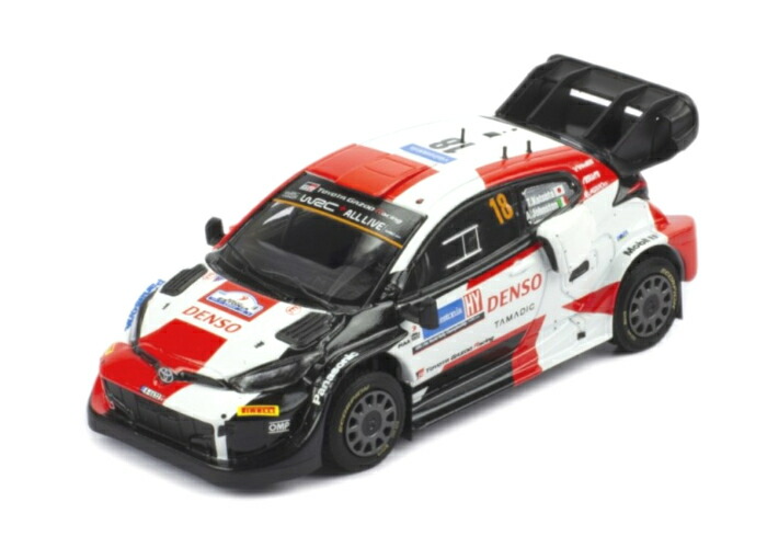 1/43 IXO トヨタ　ヤリス WRC GRヤリス ミニカー イクソ 1/43 トヨタ GRヤリス ラリー1 No.18 2023 WRC ラリー