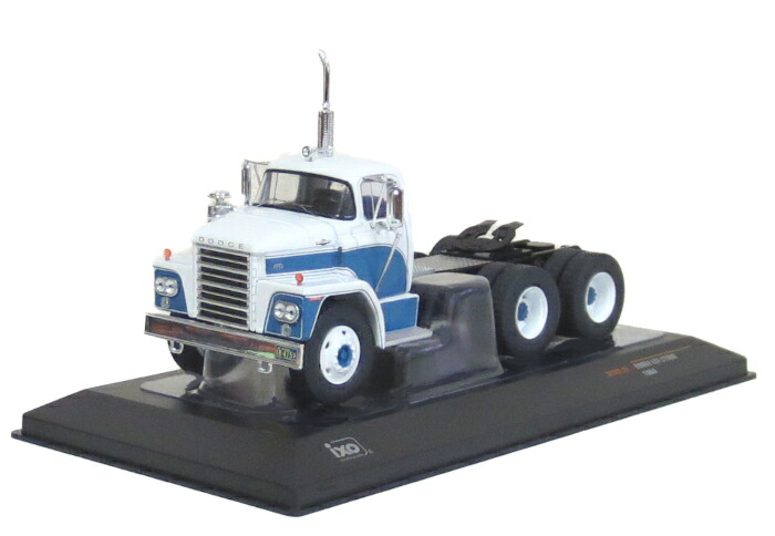 ixo（イクソ） 1/43 ダッジ LCF CT900 1960 ホワイト/ブルー トラクターヘッド ミニカー