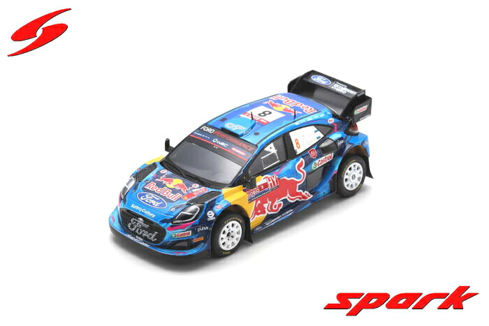 SPARK(スパーク) 1/43 フォード プーマ Rally1 Mスポーツ 2023 ラリー・チリ 優勝 #8 O.タナック ミニカー|プラスワン・マーケット