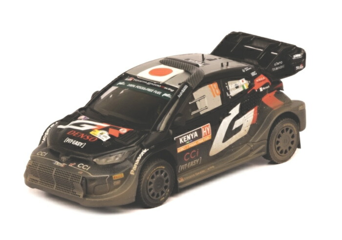 楽天市場】ixo（イクソ） 1/43 トヨタ GRヤリス Rally1 2024 サファリ