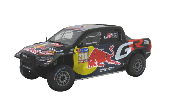 ixo（イクソ） 1/18 トヨタ GR DKR ハイラックス EVO T1U 2024 ダカールラリー #216 S.キンテロ/D.センツ ミニカー｜プラスワン・マーケット