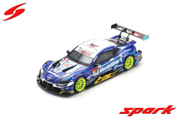 spark（スパーク） 1/43 WedsSport ADVAN GRスープラ TGR TEAM WedsSport BANDOH スーパーGT GT500 2024 #19 国本雄資/阪口晴南 ミニカー