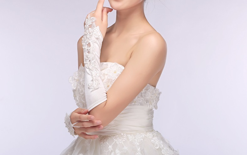 楽天市場 ウエディンググローブ ロング フィンガーレス 指なし オーガンジー 結婚式 披露宴 花嫁 ブライダルグローブ 手袋 Branche 楽天市場店