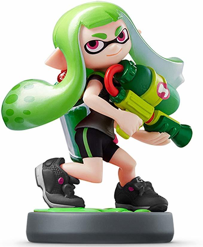 Amiibo 姉さん ライム緑色 スプラトゥーンシリーズ 任天僧堂 アミーボ Nintendo そのどこかよそに近傍ツール Daemlu Cl