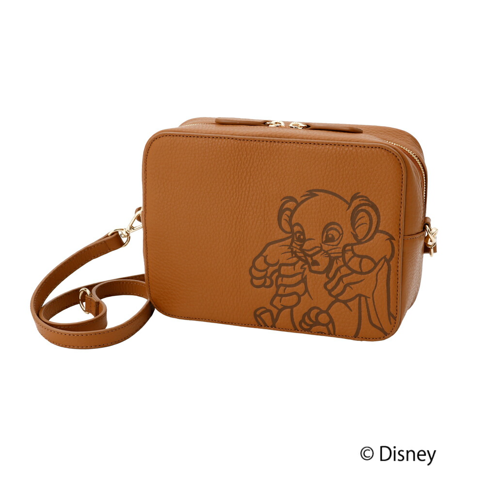 【500円OFF引き換え証!百貨店大売り出し!】Disney 百獣の王・第一人者 ひな形 なめし革 シンバ  牛皮 本革 クロスボディバッグ ショルダーバッグ バレンタイン 差し上げ物