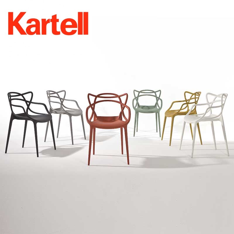 正規代理店 kartell カルテル マスターズダイニングチェア ４脚セット