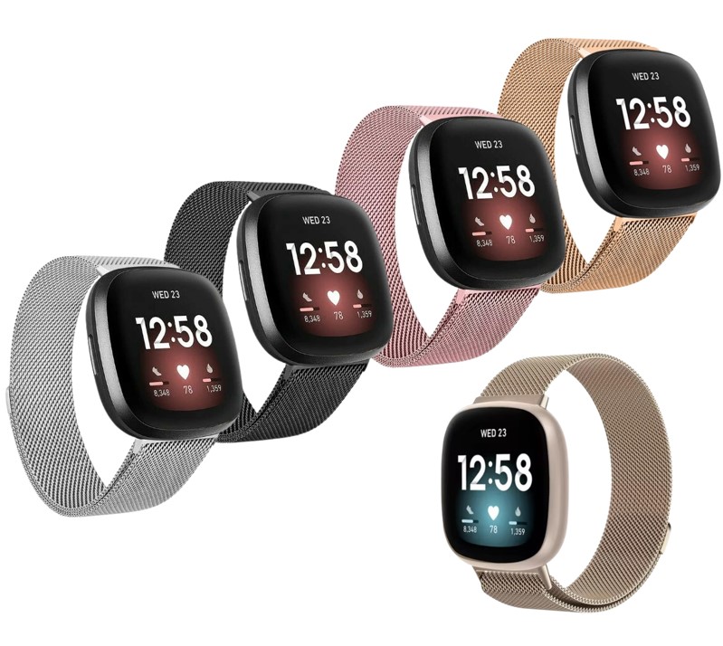 楽天市場】送料無料 fitbit 交換バンド マグネット sense2 Sense 