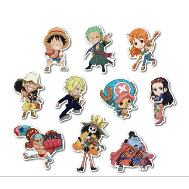 楽天市場】送料無料 全10枚セット ONE PIECE ワンピース ステッカー