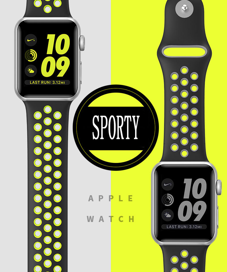 楽天市場 送料無料 Apple Watch Series 1 2 3 4 5 対応 交換 バンド ベルト ダブルカラー スポーツ シリコン ソフト アップルウォッチ 交換用バンド 通気性 耐水 スポーツ 可愛い メンズ レディース 誕生日 記念日 Select ギフト ぷらす堂