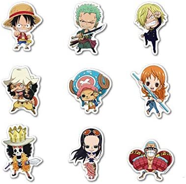 ONE PIECE キャラクターステッカーセット 10種セット：SD ワンピース エッグヘッド編 ステッカー キャラクター