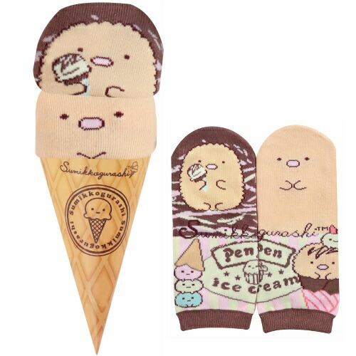 楽天市場 キャラクターアイスクリームソックス すみっコぐらし アイスとんかつ Ngs0051 ジェイズプランニング ギフト プレゼント プラスマート 楽天市場店