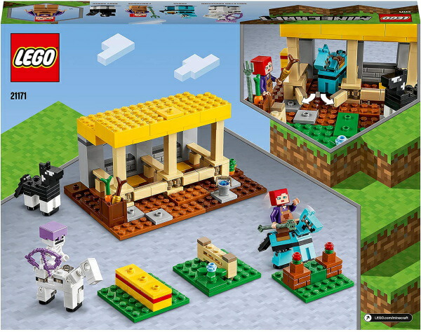 楽天市場 レゴ マインクラフト 馬小屋 Lego ブロック おもちゃ プレゼント ギフト プラスマート 楽天市場店