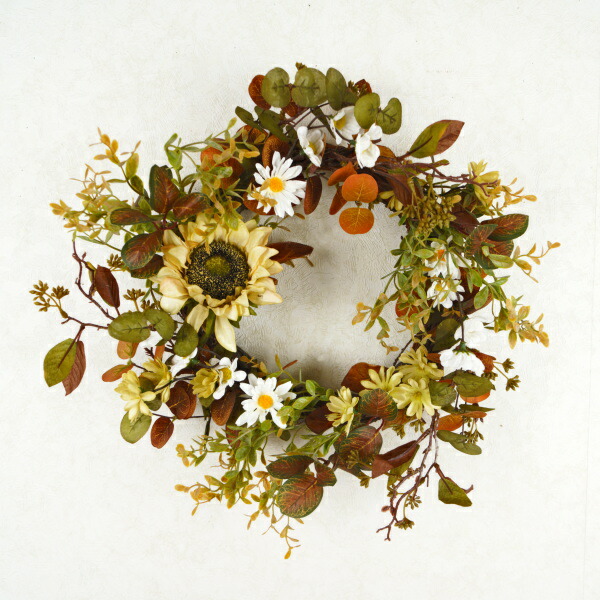 クラシックフラワーリース M Sa 1017m 友愛玩具 ハロウィン プレゼント Ice Org Br