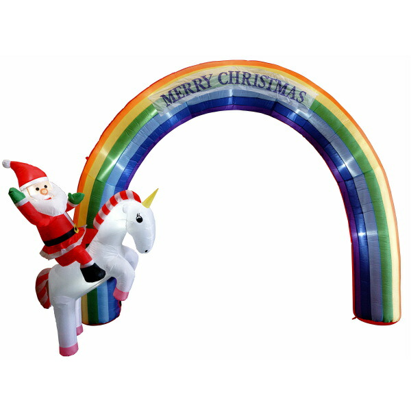 楽天市場】エアーディスプレイアーチ サンタ＆スノーマン