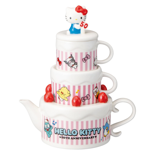 ハローキティくつろぎティーセット ハローキティくつろぎティーセット ハローキティくつろぎティーセット